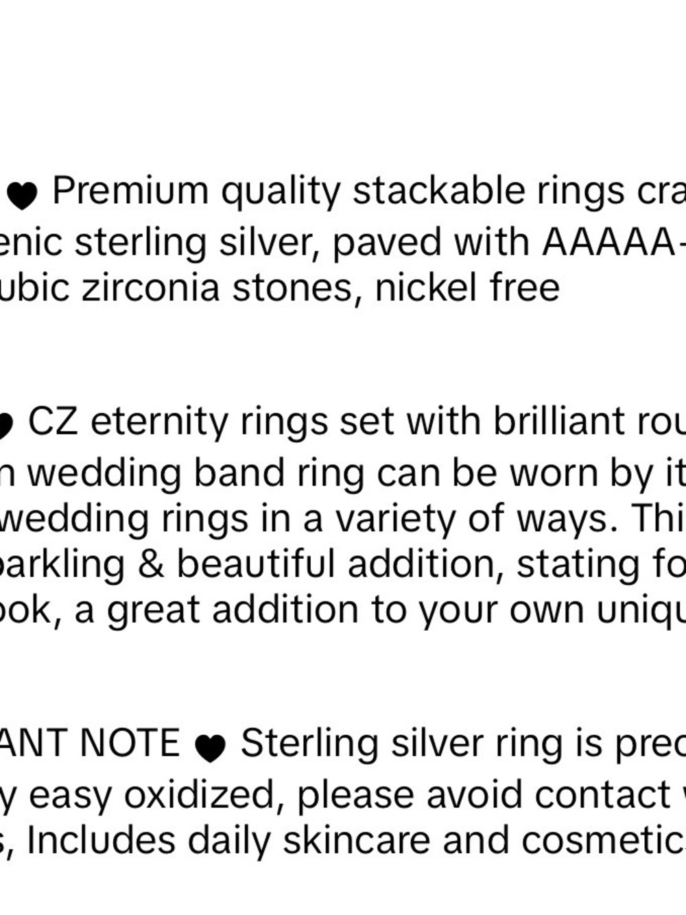 Gold Cubic Zirconia Oval Solitaire and Eternity Band Set - Gold - Picture 9 of 9